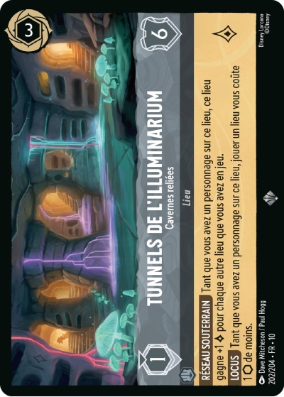 Tunnels de l'Illuminarium - Cavernes reliées