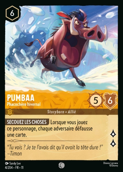Pumbaa - Winter Warthog