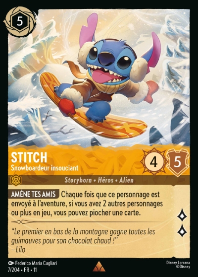 Stitch - Carefree Snowboarder