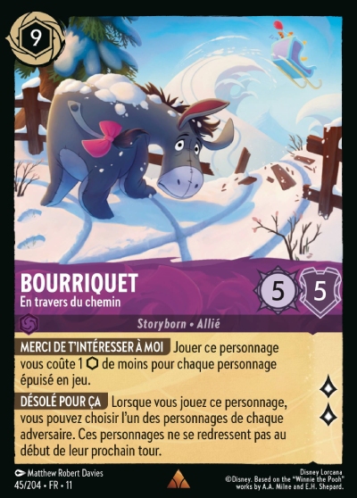 Bourriquet - En travers du chemin