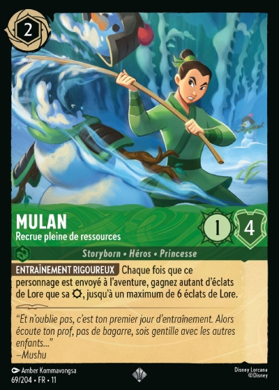 Mulan - Recrue pleine de ressources
