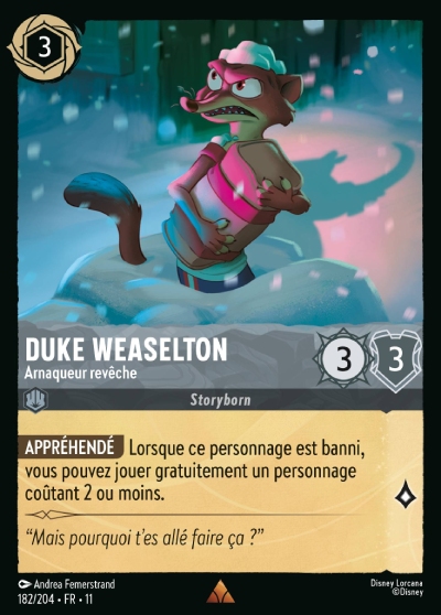 Duke Weaselton - Surly Crook