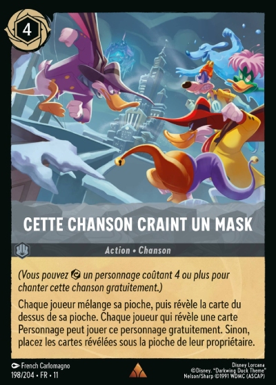 Cette chanson craint un Mask
