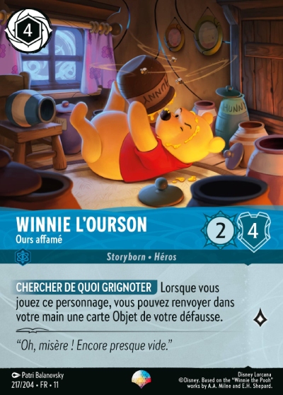 lorcana winnie the pooh cards Winnie the Pooh - Hunny Wizard (Enchanted) - Fabled