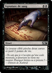 Sign in Blood