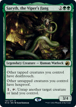 Saryth, croc de la vipère