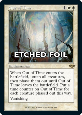 Showcase foil-etched