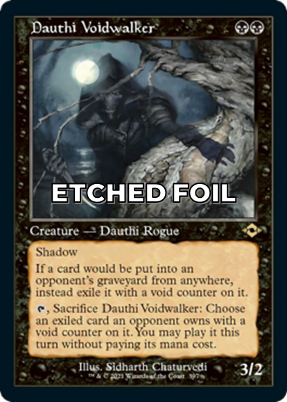 Showcase Foil-etched
