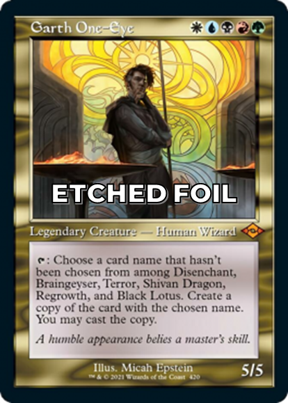 Showcase Foil-etched