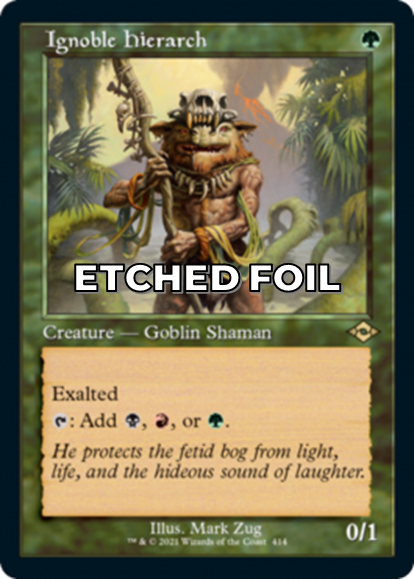 Showcase Foil-etched