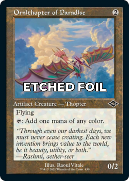 Showcase Foil-etched
