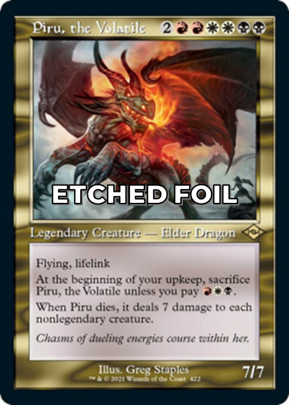 Showcase Foil-etched