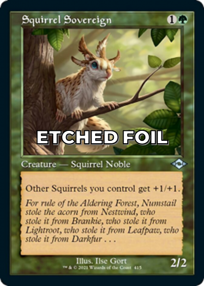 Showcase Foil-etched
