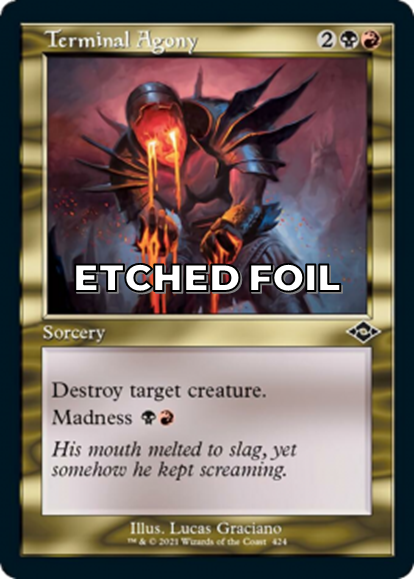 Showcase Foil-etched