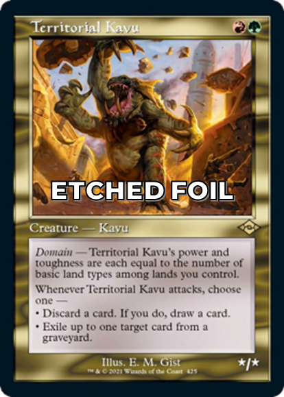 Showcase Foil-etched