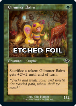 Showcase foil-etched