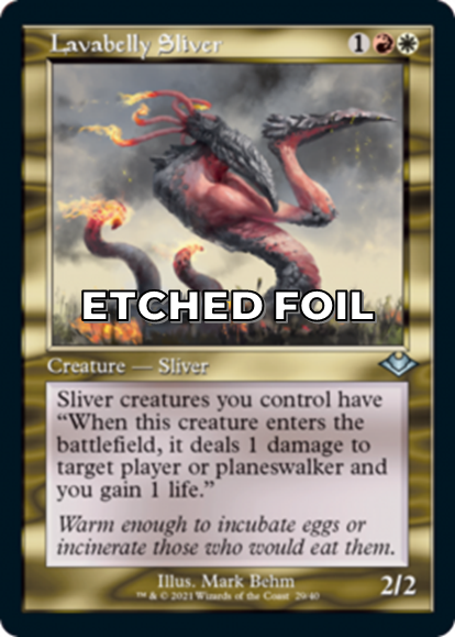 Foil-etched