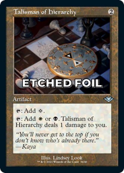 Foil-etched