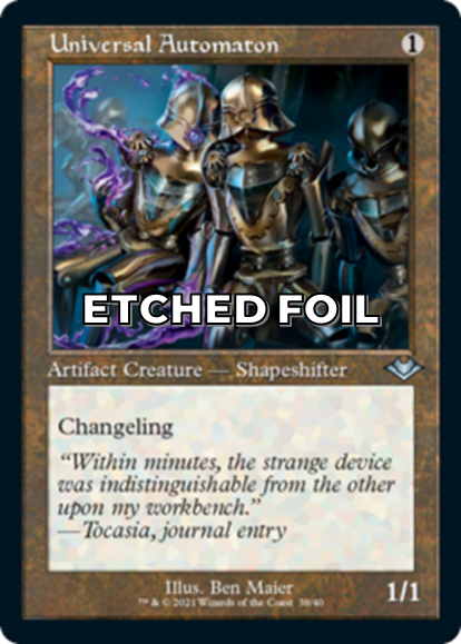 Foil-etched