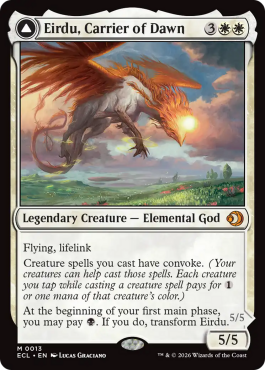 ** Eirdu, Carrier of Dawn // Isilu, Carrier of Twilight