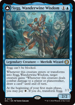 ** Sygg, Wanderwine Wisdom // Sygg, Wanderbrine Shield