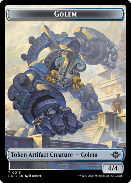 Golem (4/4, white and blue)