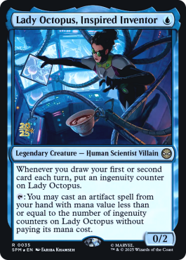 Lady Octopus, inventrice inspirée