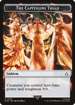 Emblem The Capitoline Triad