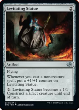 Levitating Statue