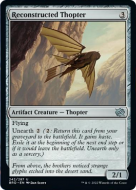 Reconstructed Thopter
