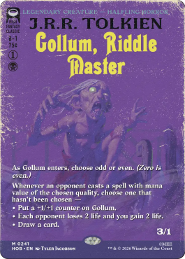 Gollum, maître des énigmes