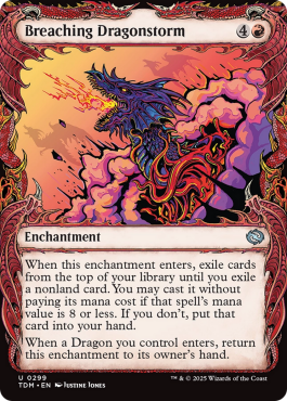 Showcase à cadre draconique