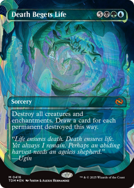 Halo Foil Ghostfire Card