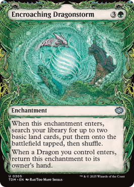Showcase à cadre draconique