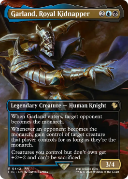 ** Garland, Royal Kidnapper