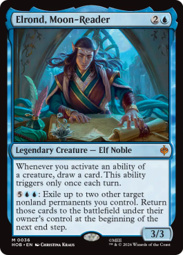 Elrond, lecteur lunaire