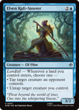 elf card draw mtg Masked Admirers Moon The elvish kingdoms of Llanowar are united in their distrust of outsiders. Elven Raft-Steerer - Magic card