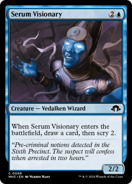 Visionnaire au sérum