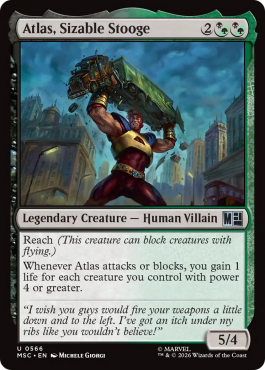 Atlas, larbin imposant