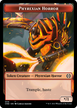 Phyrexian Horror (*/1, red)