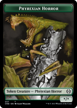 Phyrexian Horror (*/*, green)