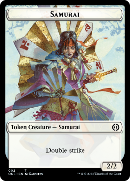 Samurai (2/2, double strike)