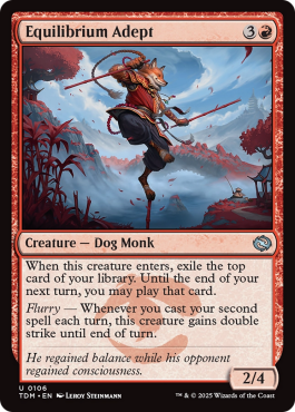 Equilibrium Adept