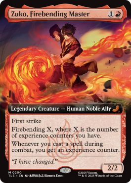 Zuko, Firebending Master - Magic card (62931) | Playin Zuko, Firebending Master - Magic card (62931) | Playin