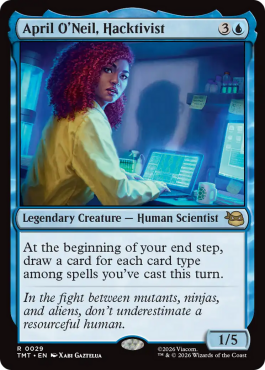 April O'Neil, Hacktivist