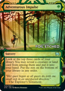Version normale foil-etched