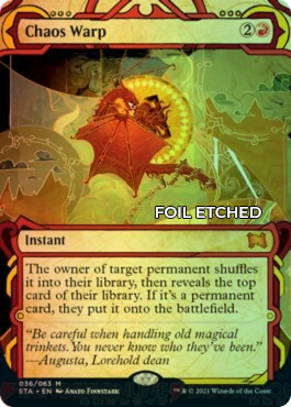 Version normale foil-etched