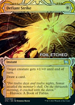 Version normale foil-etched