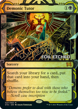 Version normale foil-etched