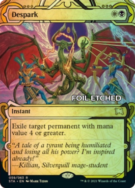 Version normale foil-etched